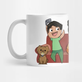 Cube Command Gaming Couch Banner Mug